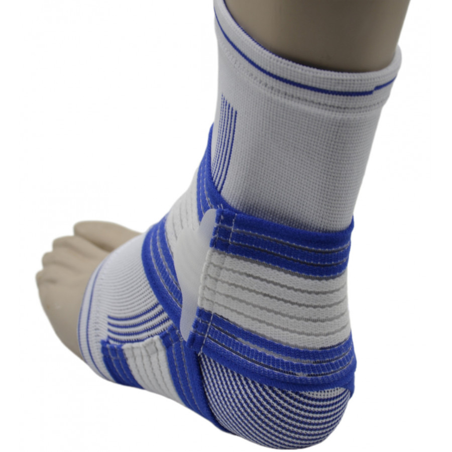 Бандаж на гомілкостоп Power System PS-6009 Ankle Support Pro Blue/White (1шт.) L/XL