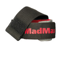 Лямки для тяги MadMax MFA-332 PWR Straps+ Черные/Серые/Красные