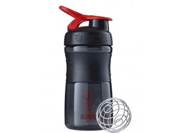 Шейкер спортивний (пляшка) BlenderBottle SportMixer Flip 20oz/590ml Black/Red