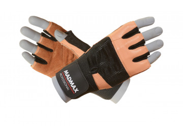 Рукавички для фітнесу MadMax MFG-269 Professional Brown L
