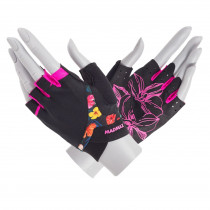 Рукавички для фітнесу MadMax MFG-770 Flower Power Gloves Black/Pink M Рукавички для фітнесу MadMax MFG-770 Flower Power Gloves Black/Pink M