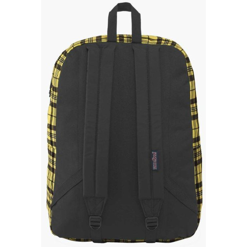 Міський рюкзак 25L Jansport Superbreak жовтий в клітинку