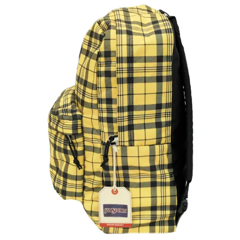 Міський рюкзак 25L Jansport Superbreak жовтий в клітинку