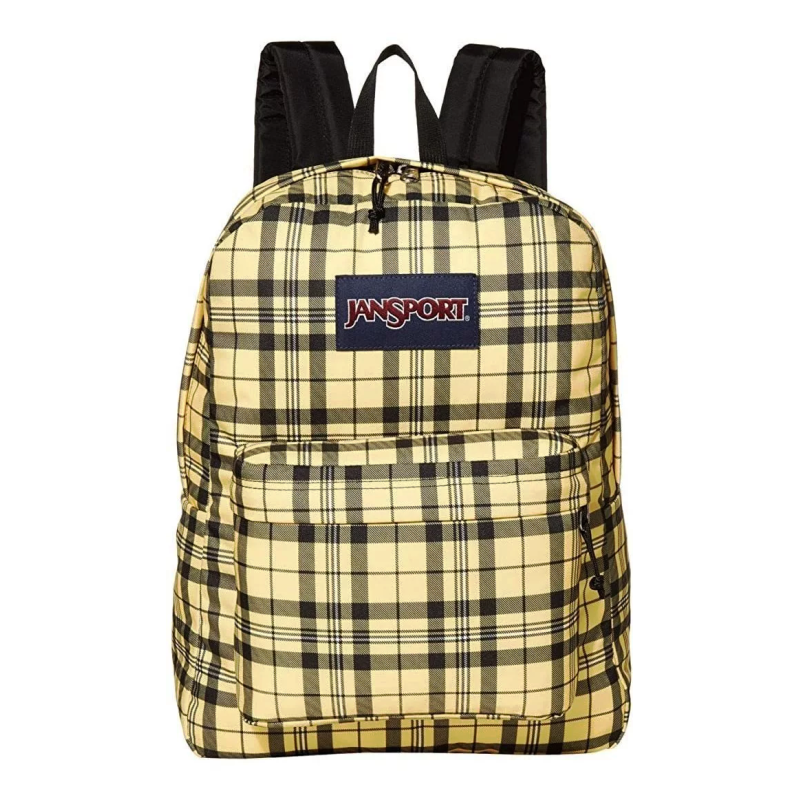 Міський рюкзак 25L Jansport Superbreak жовтий в клітинку