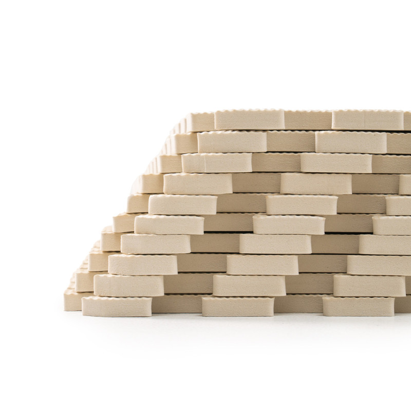 Мат-пазл дитячий WCG EVA 30х30х1см - 10 частин кремовий