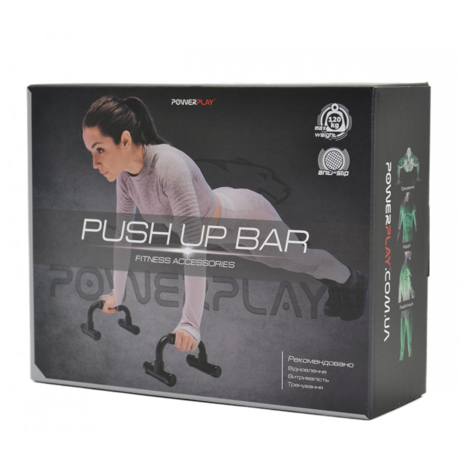 Упори для віджимань PowerPlay 4316 Push Up Bars пластикові (Скошені)