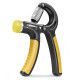 Эспандер кистевой PowerPlay PP-4323 с регулируемой нагрузкой 10-40 кг, Strength Grip, Черно-желтый