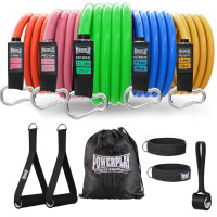 Набір трубчастих еспандерів PowerPlay PP-4102 Expander Set 5шт. (до 35 кг.)