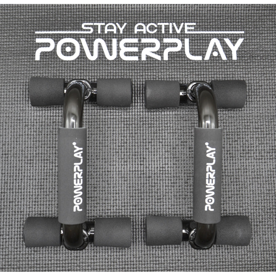 Упори для віджимань PowerPlay 4316 Push Up Bars пластикові (Скошені)