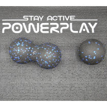 Набір для йоги PowerPlay PP_4008 EPP Foam Roller Set роллер + 2 масажні м'ячі Чорно-синій Набір для йоги PowerPlay PP_4008 EPP Foam Roller Set роллер + 2 масажні м'ячі Чорно-синій