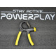 Эспандер кистевой PowerPlay PP-4323 с регулируемой нагрузкой 10-40 кг, Strength Grip, Черно-желтый