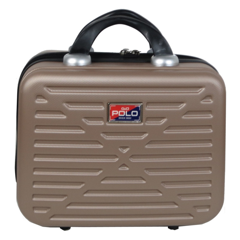 Бьюти-кейс дорожный из ABS 12L GD Polo бежевый