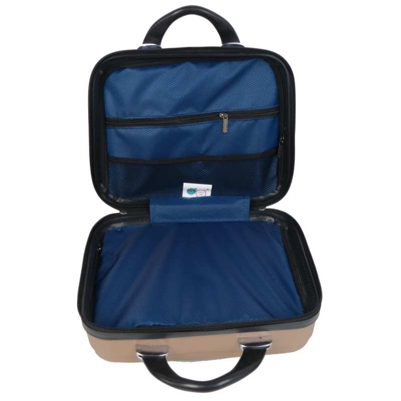 Бьюти-кейс дорожный из ABS 12L GD Polo бежевый