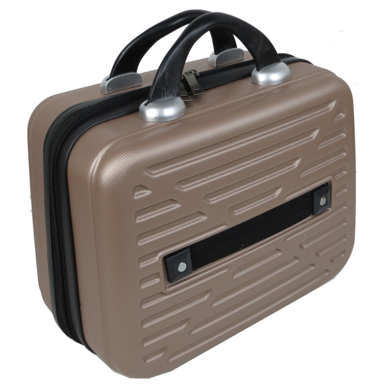 Бьюти-кейс дорожный из ABS 12L GD Polo бежевый