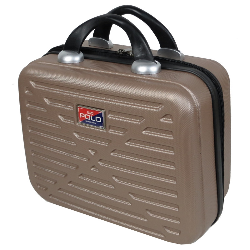 Бьюти-кейс дорожный из ABS 12L GD Polo бежевый