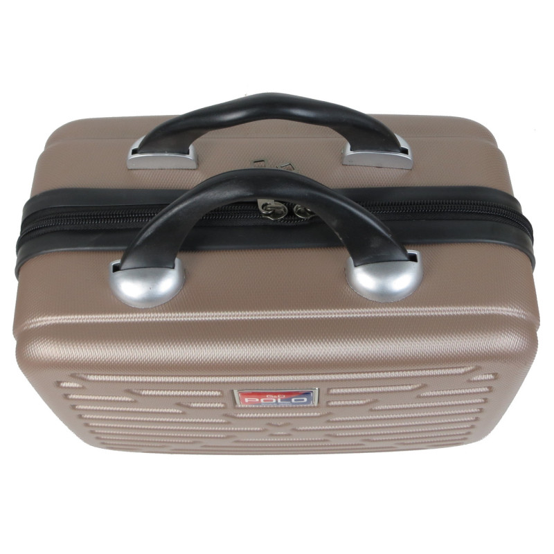 Бьюти-кейс дорожный из ABS 12L GD Polo бежевый