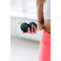 Набір для йоги PowerPlay PP_4008 EPP Foam Roller Set роллер + 2 масажні м'ячі Чорно-синій Набір для йоги PowerPlay PP_4008 EPP Foam Roller Set роллер + 2 масажні м'ячі Чорно-синій