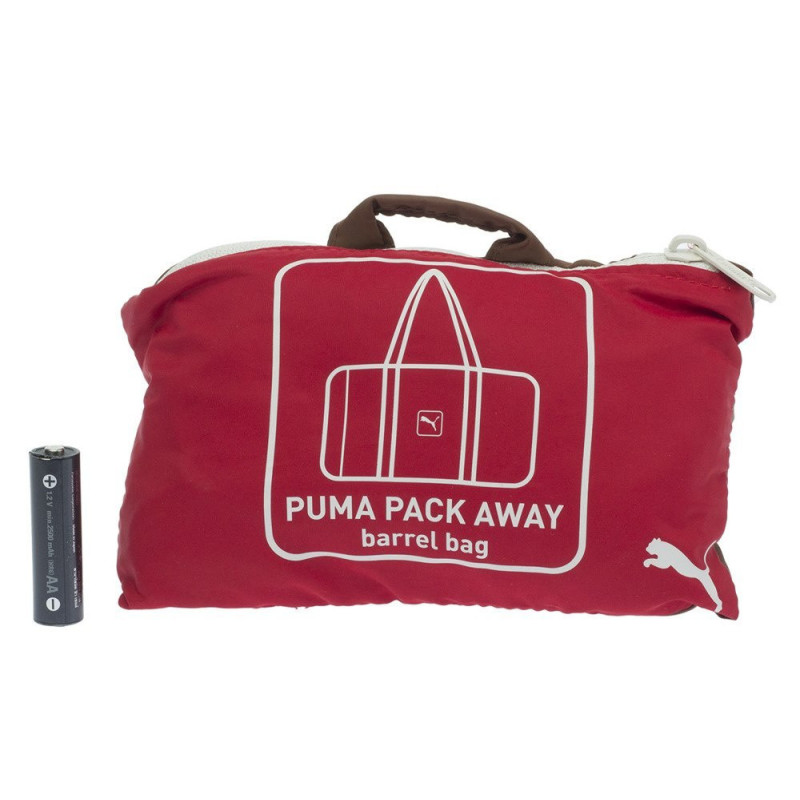 Складна спортивна сумка Puma Pack Away Barrel червона на 40л