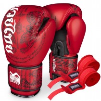 Боксерські рукавиці Phantom Muay Thai Red 12 унцій (бинти в подарунок)