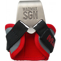 Гаки для тяги на зап'ястя MadMax MFA-330 Lat Hooks Antic silver/Grey/Red Гаки для тяги на зап'ястя MadMax MFA-330 Lat Hooks Antic silver/Grey/Red