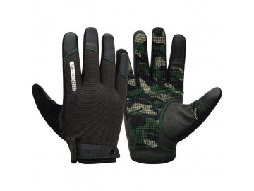 Рукавички для фітнесу RDX T2 Touch Screen Friendly Full Fingerf Army Green XL