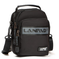 Тканевая мужская сумка Lanpad, черный