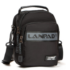 Тканинна чоловіча сумка Lanpad, чорний