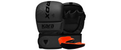 Рукавиці для ММА RDX F6 KARA Matte Black Plus L/XL (капа у комплекті)