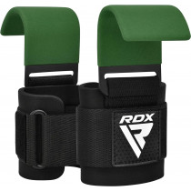 Гаки для тяги на зап'ястя RDX W5 Gym Hook Strap Army Green Plus Гаки для тяги на зап'ястя RDX W5 Gym Hook Strap Army Green Plus