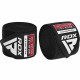 Бинты для бокса RDX WX Professional Boxing Hand Wraps Black, Комплектация: пара (2 бинта), Длина 4,5 м, Эластичные, Хлопок, Нейлон, Чёрный