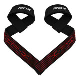 Лямки для тяги RDX S4 Gym Cotton Gel Straps Black Plus, Длина 60 см, Ширина 4 см, Хлопок, Эластан, Черный