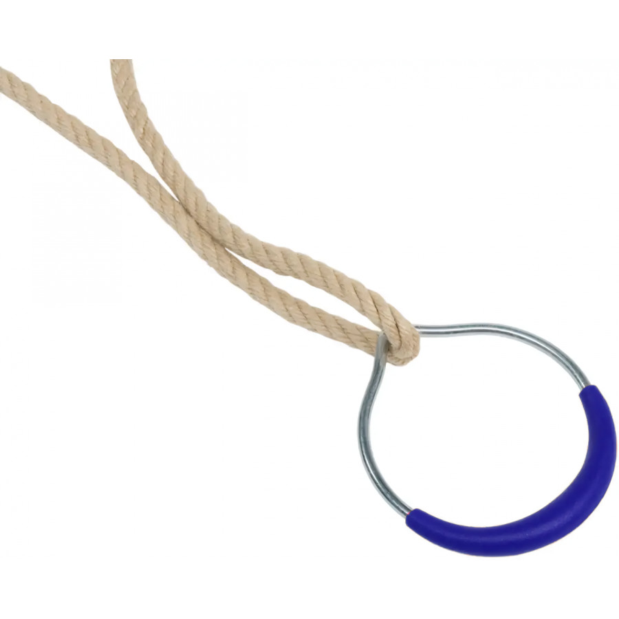 Деревянная трапеция с металлическими кольцами metal rings WCG
