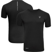 Спортивна футболка RDX T2 з короткими рукавами Black, Розмір XL, Поліестер, Чорний
