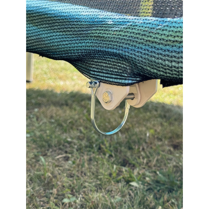 Батут манеж 170x107 см овальный с сеткой WCG Oval