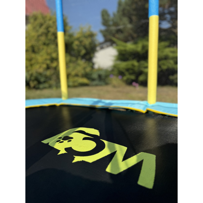 Батут манеж 170x107 см овальный с сеткой WCG Oval