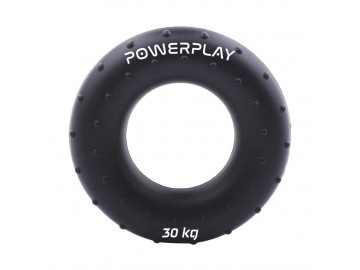 Еспандер кистьовий силіконовий PowerPlay PP-4338 Hand Grip Hard 30 кг. Чорний