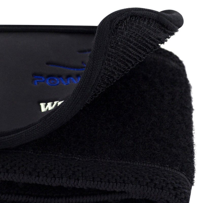 Бинты кистевые (для запястий) PowerPlay 3081 Gym WristT Wraps, Длина 45 см, Хлопок, PU, Спандекс, Черно-синий