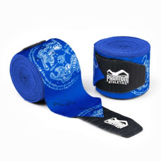 Бинты для боксу Phantom Muay Thai Blue 400см. (4м.)