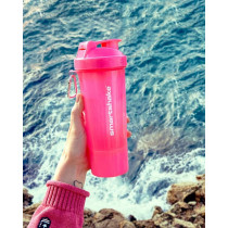 Шейкер спортивний SmartShake Slim 500ml Neon Pink Шейкер спортивний SmartShake Slim 500ml Neon Pink