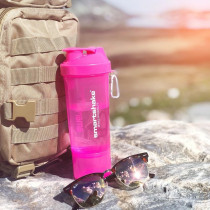 Шейкер спортивний SmartShake Slim 500ml Neon Pink Шейкер спортивний SmartShake Slim 500ml Neon Pink