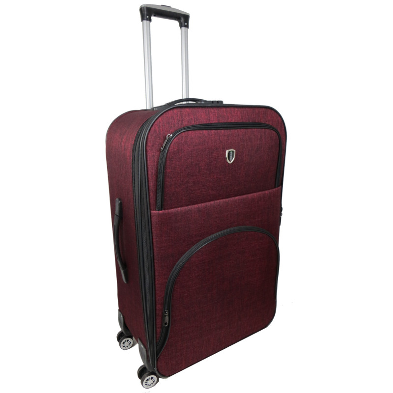 Велика тканинна валіза на колесах 100L Gedox, Туреччина бордова
