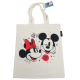 Cумка шоппер для покупок Disney Mickey and friends бежевая