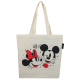 Cумка шоппер для покупок Disney Mickey and friends бежевая