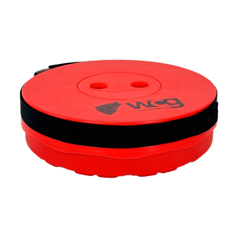 Телескопічне крісло WCG (похідний стілець) червоно-чорний