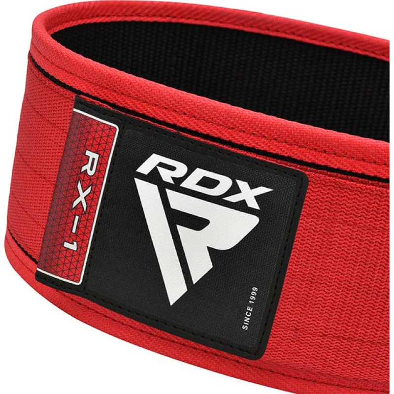 Пояс для важкої атлетики RDX RX1 Weight Lifting Belt RED-M