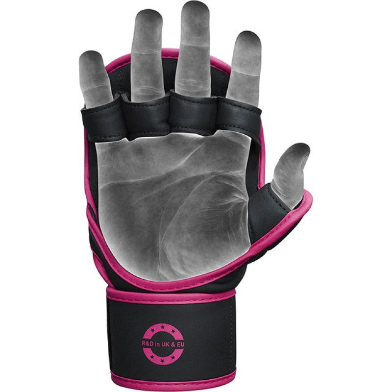 Рукавиці для ММА F6 MATTE PINK PLUS-XS/S