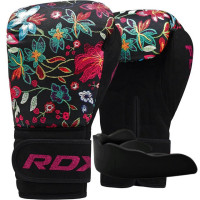 Боксерські рукавиці RDX FL-3 FLORAL BLACK-10 унцій