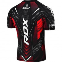 Рашгард RDX на короткий рукав, схвалена IMMAF, Чорно червона S Рашгард RDX на короткий рукав, схвалена IMMAF, Чорно червона S