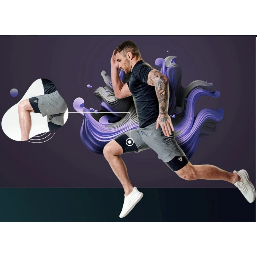 Компресійні шорти для RDX MMA T16 2-в-1 GREY/BLACK-M