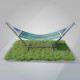 Стійка для гамака + Двомісний гамак з планкою RIO XXL зелений